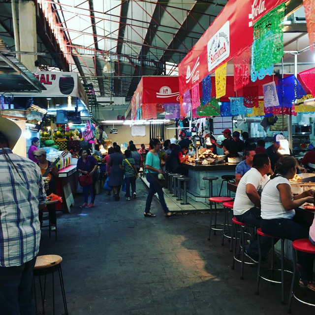 A Mexican market.