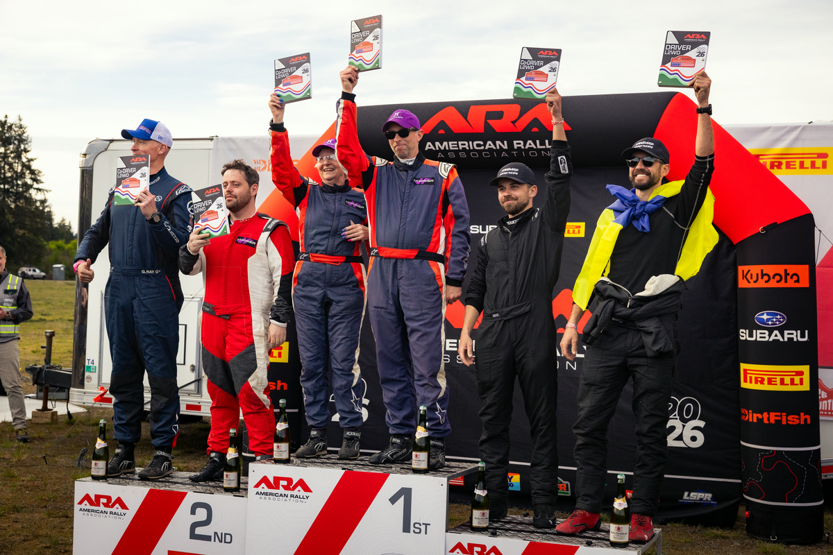 Podiums of Olympus Rally 2026. We secured 2nd place!